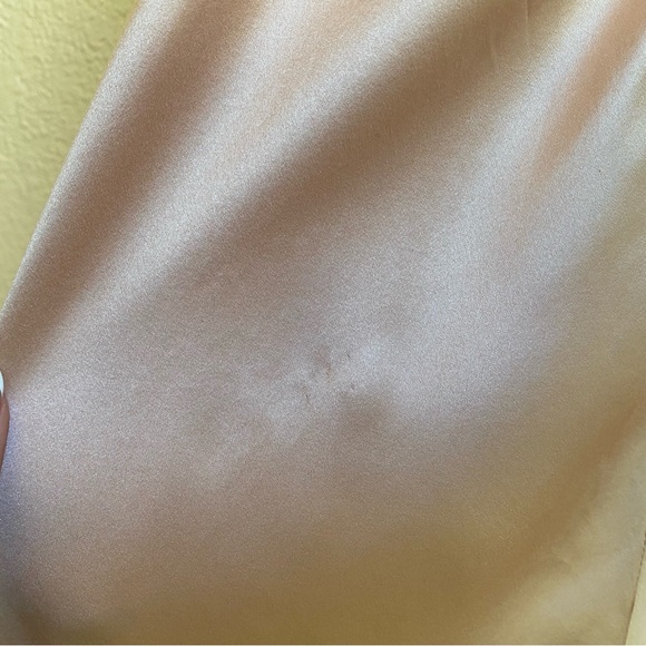 Agent Provocateur Edenn Silk Embroidered Peach Pink Blush Chemise Slip Dress - Picture 12 of 14